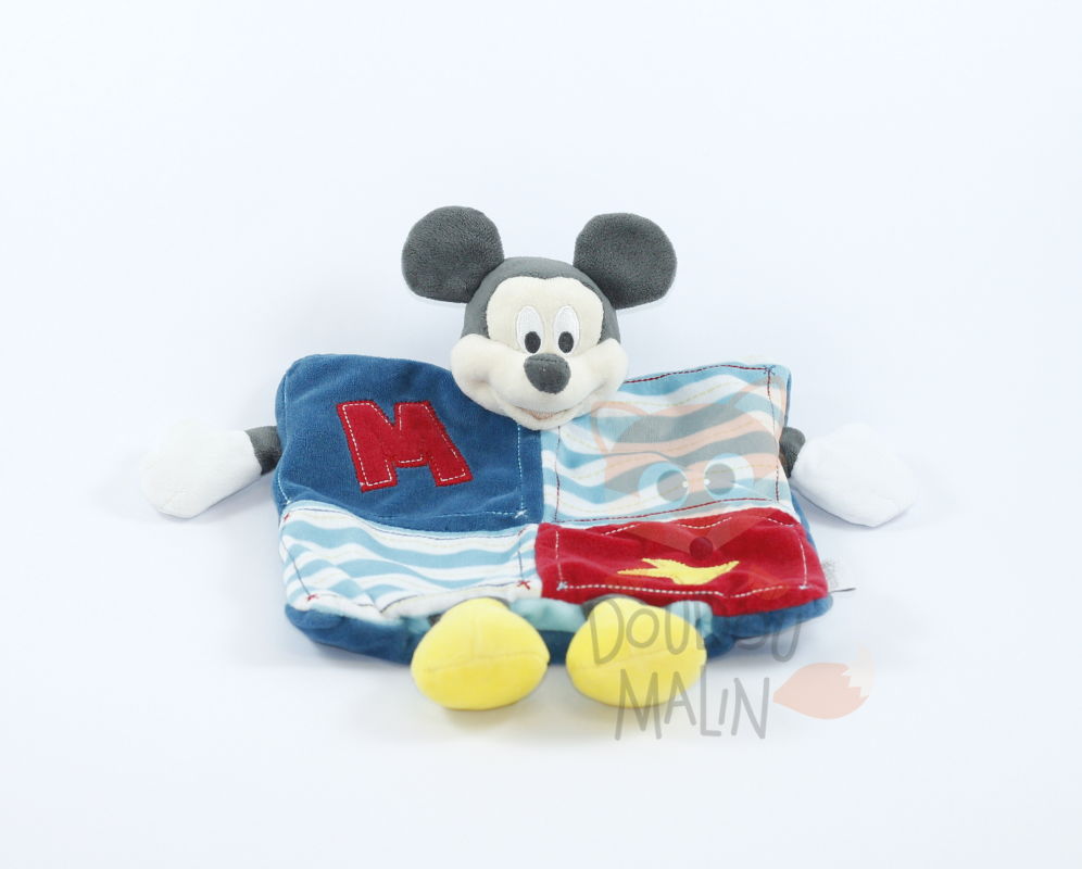  mickey souris marionnette bleu rouge 